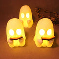 PVC Choir Ghost NightLight Flameless Flickering Candles BatteryPowered Halloween Decorative Lamp 2025 Halloween Atmosphere Prop C250912