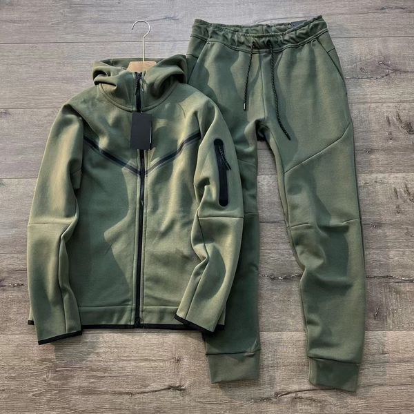 Niketech fleece tracksuit niki tech Tracksuit set Mens tracksuit sports tech fleece jogger suits running shirts long sleeve quick dry sportswear soccer jersey coat