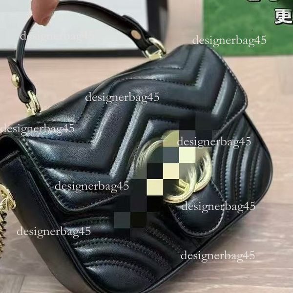 designer bag Foreign Trade Classic Hot Selling Chain Water Ripple Fashion Luxury handbag Plaid Heart Women S Bag Crossbody Handbag Medium Size