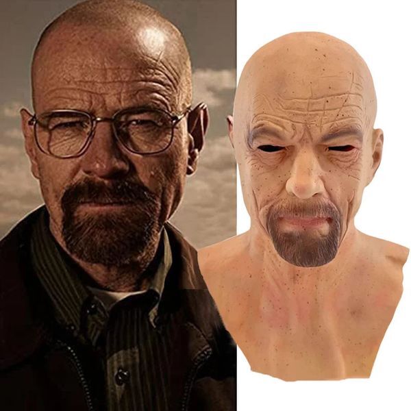 Big Nose Supersoft Horror Wrinkle mask grandpa old man Headgear Realistic Latex Mask Halloween Masquerade Party Props 260124