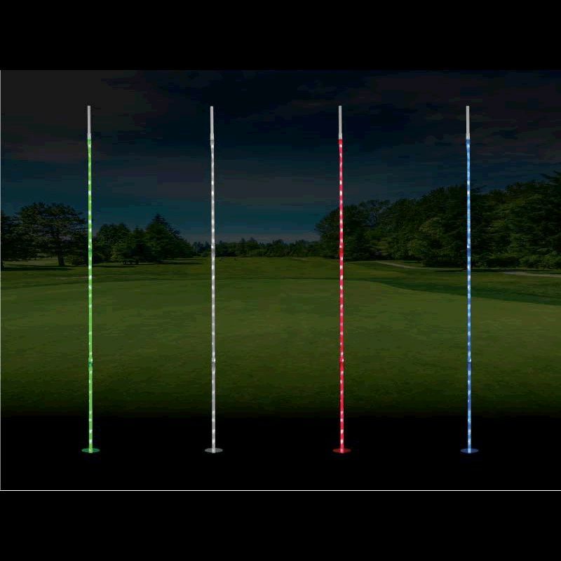 LED 78 Inch Blue Flag Stick