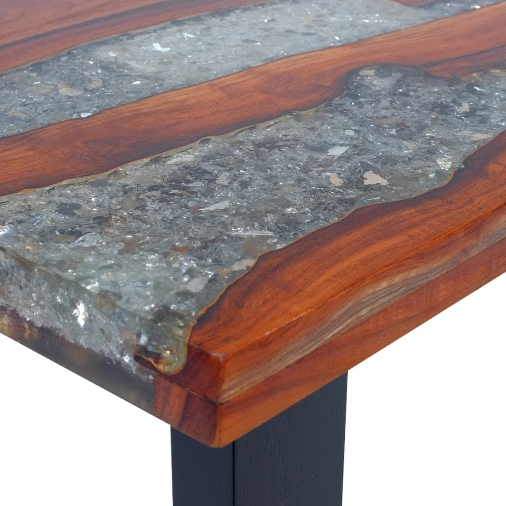 Coffee Table Teak Resin 39.4"x19.7