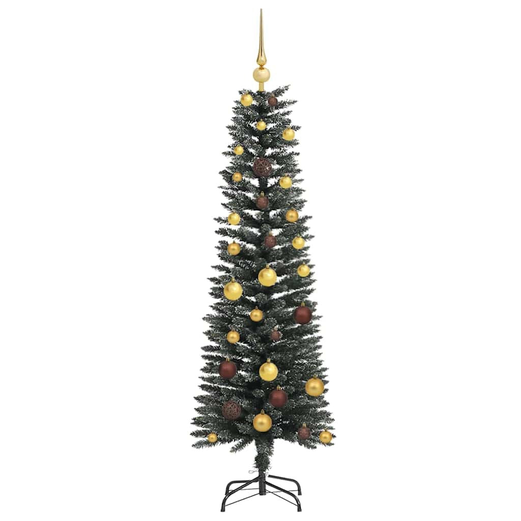 Artificial Christmas Tree with 150 LEDs Green 59.06 in