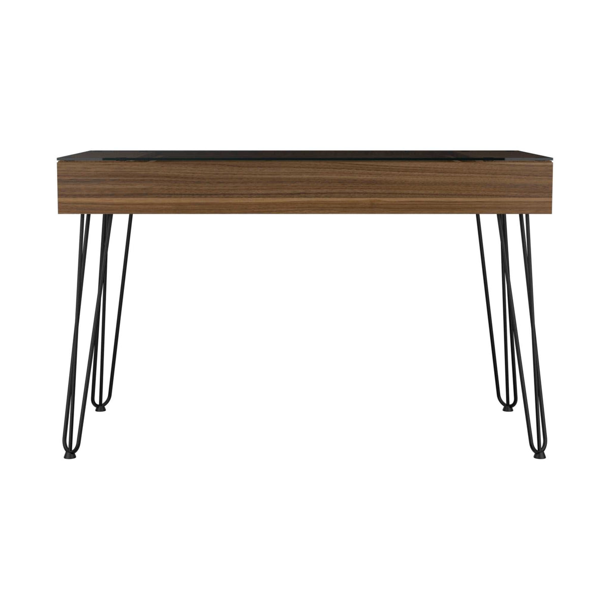 47" Brown and Black Computer Desk