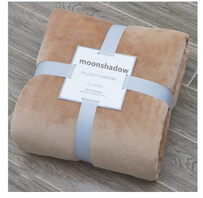 Color: Brown camel, Size: 180x200cm - Blanket coral fleece blanket small summer single towel thin quilt office lunch break air conditioning flannel nap blanket