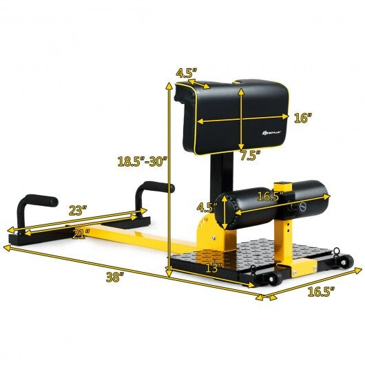 8-in-1 Multifunctional Home Gym Squat Fitness Equipment - Color: Black