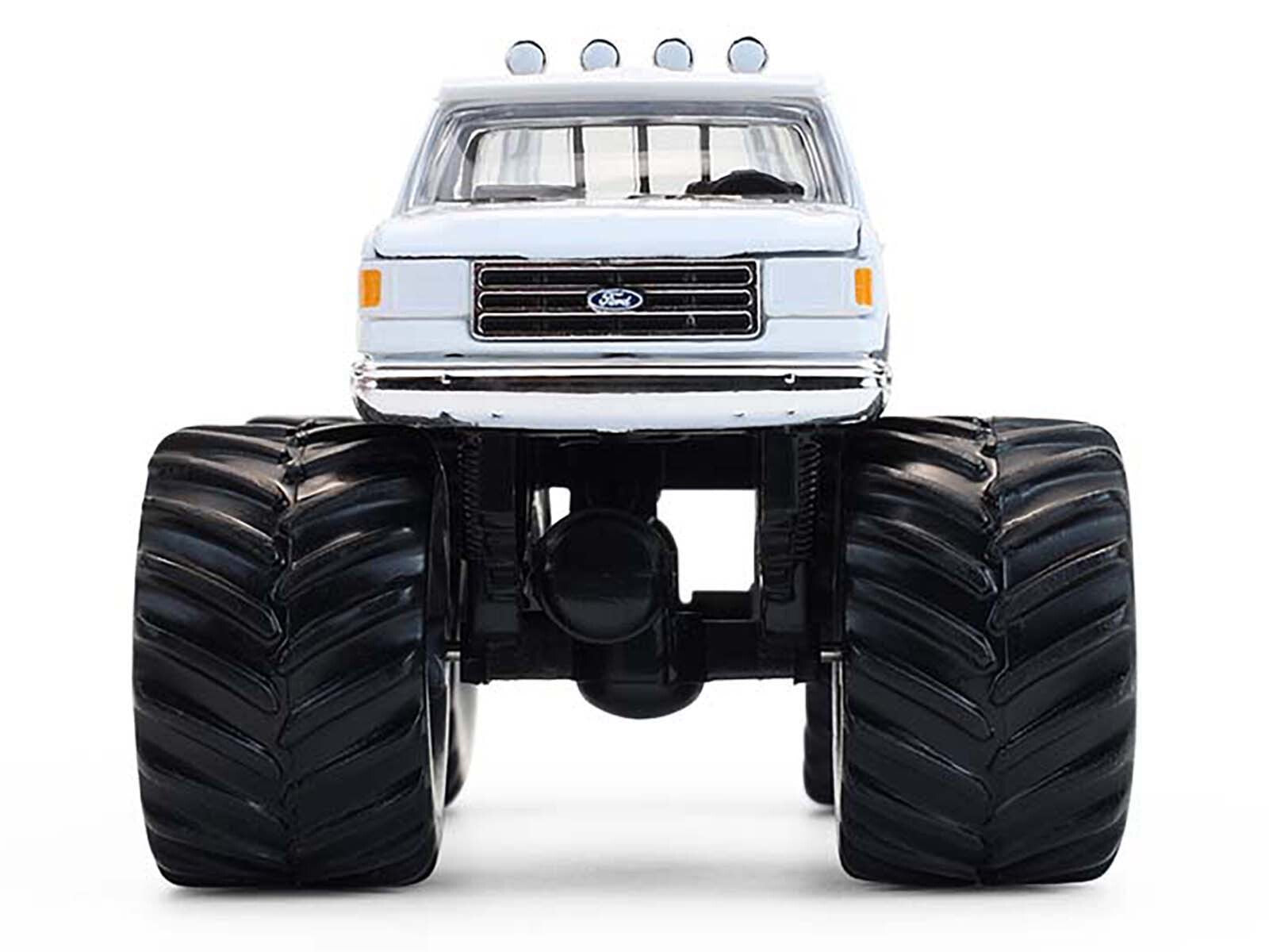 1988 Ford F-150 Monster Truck "Jersey Outlaw" White "Kings of Crunch" Series 16 1/64 Diecast Model Car by Greenlight