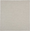 Silver Square Geometric Power Loom Area Rug