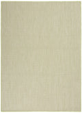 Green Geometric Power Loom Area Rug