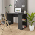 Desk Gray 43.3"x23.6"x28.7" Engineered Wood