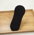 Color: Black, style: B - Low-back boat socks Thin section shallow mouth invisible socks spring and summer sports men's cotton socks