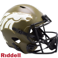 Denver Broncos Helmet Riddell Replica Full Size Speed Style Salute To Service 2022
