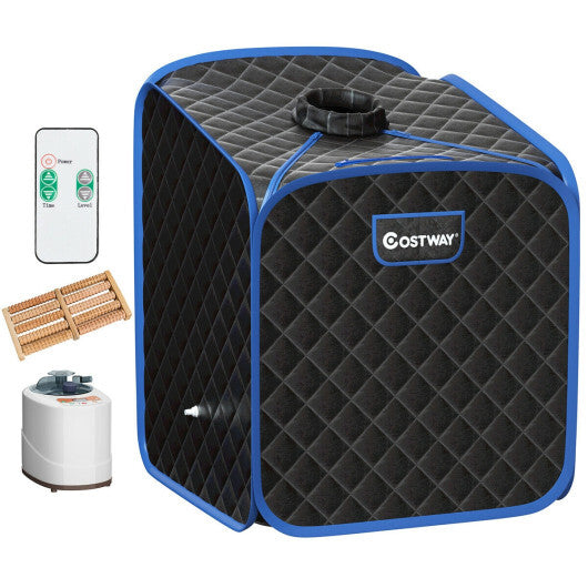 2L Portable Folding Steam Sauna Spa-Gray