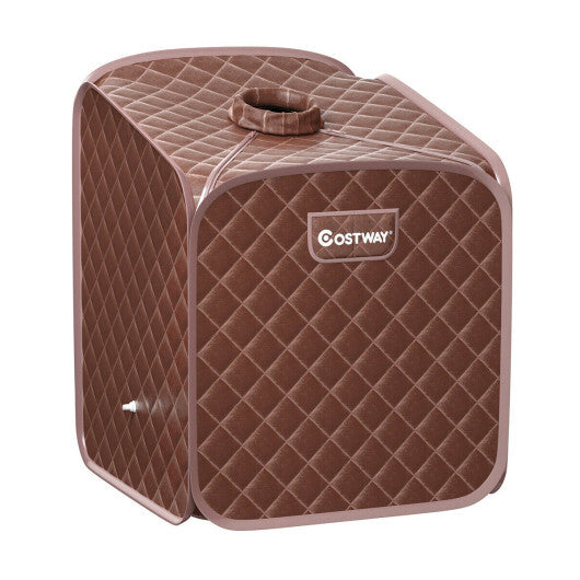 2L Portable Folding Steam Sauna Spa-Gray