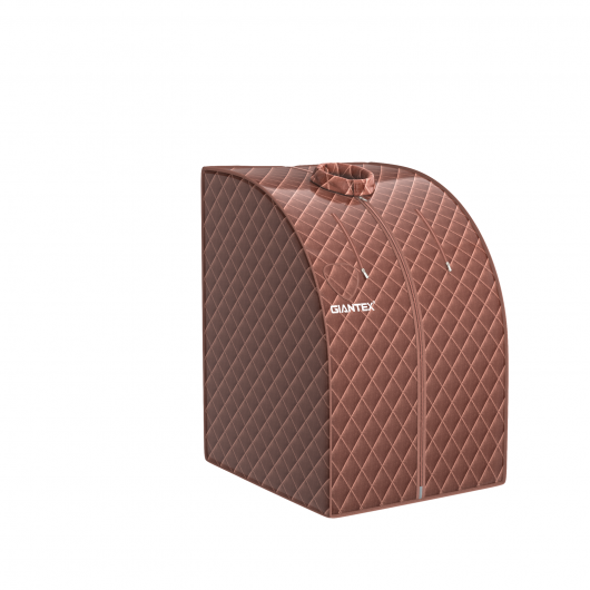 Portable Personal Steam Sauna Spa with 3L Blast-proof Steamer Chair-Coffee - Color: Coffee