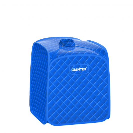 Portable Personal Steam Sauna Spa with Steamer Chair-Black