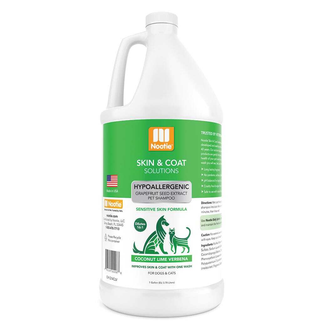 Nootie Hypoallergenic Grapefruit Seed Extract Dog Grooming Shampoo gal