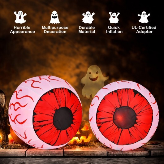 Inflatable Eyeballs with Air Blower