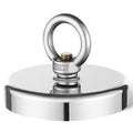 Fishing Magnet, 1000 LBS/454 Kg Pulling Force Super Strong Neodymium Fishing Magnet, Rare Earth Magnet with Handle Diameter 2.72 in/69 mm for Retrieving in River, Magnetic Fishing, Heavy Hanging