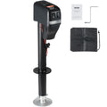 Electric Trailer Jack, Power Tongue Jack Weight Capacity 4000 lbs, 9.84"-33.85" Electric Tongue Jack with Waterproof Cover for Lifting RV Trailer, Horse Trailer, Utility Trailer, Yacht Trailer