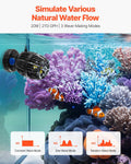 Aquarium Wave Maker, 20W, 2113 GPH Quiet and Strong DC Powerhead, Adjustable Fish Tank Circulation Pump with Controller, Strong Magnetic Base, 360 Rotating Wavemaker, for Freshwater Saltwater
