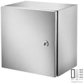 NEMA Stainless Steel Enclosure, 12 x 12 x 8'' NEMA 4X Steel Electrical Box, IP66 Waterproof & Dustproof, Outdoor/Indoor Electrical Junction Box, with Mounting Plate