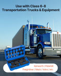 Yoke Puller, Made for Class 6-8 Transportation Trucks and Equipment, Heavy Duty Yoke Removal Tool Kit, Automotive Yoke Puller Kit Compatible with Kenworth, Peterbilt, Freightliner, Mack, Volvo