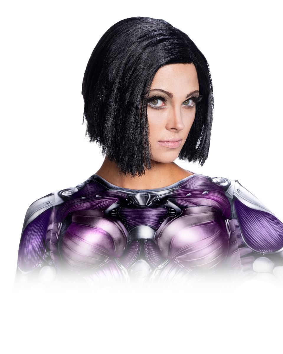 Battle Angel Adult Alita Costume Wig One Size