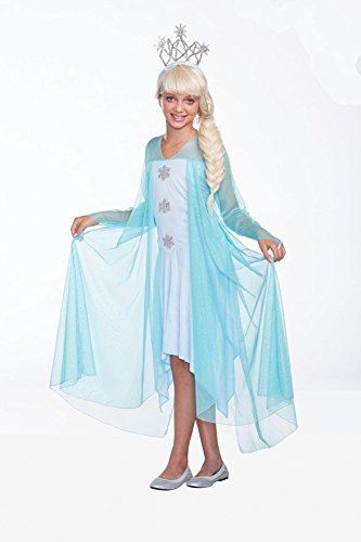 Halloween Wholesalers Princess Costume Ice blue