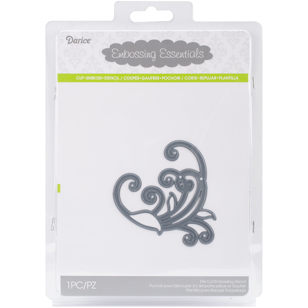 Embossing Essentials Dies Swirl Corner
