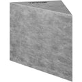 Tile Shower Seat, 22.4" x 16" x 20" Ready to Tile Shower Seat, Factory Waterproof & 100% Leak Proof Tileable Shower Corner Seat, 440lbs Load-Bearing Triangular Board Shower Bench, Grey