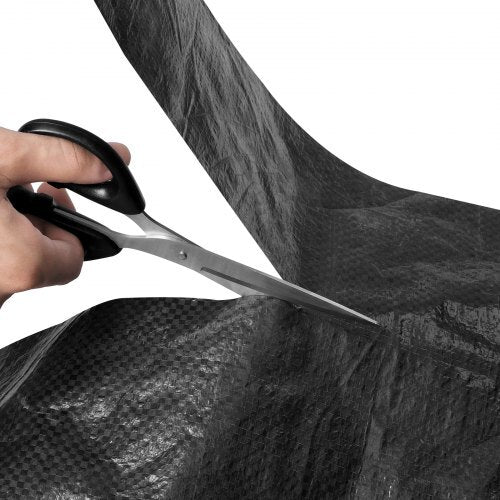 House Wrap, 4 x 250 ft, 0.17 mm Thick Vapor Barrier, Heavy Duty Plastic Sheeting for Tear-resistant, Drop Cloth Vapor Barrier Covering for Residential & Commercial Construction, Black