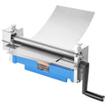 Slip Roll Machine, 12.6 inches Forming Width in 20 Gauge Capacity, Sheet Metal Slip Roller Rolling Bending Machine, with 2 Detachable Rollers for Low Carbon Steel Copper Aluminum Alloy Sheet