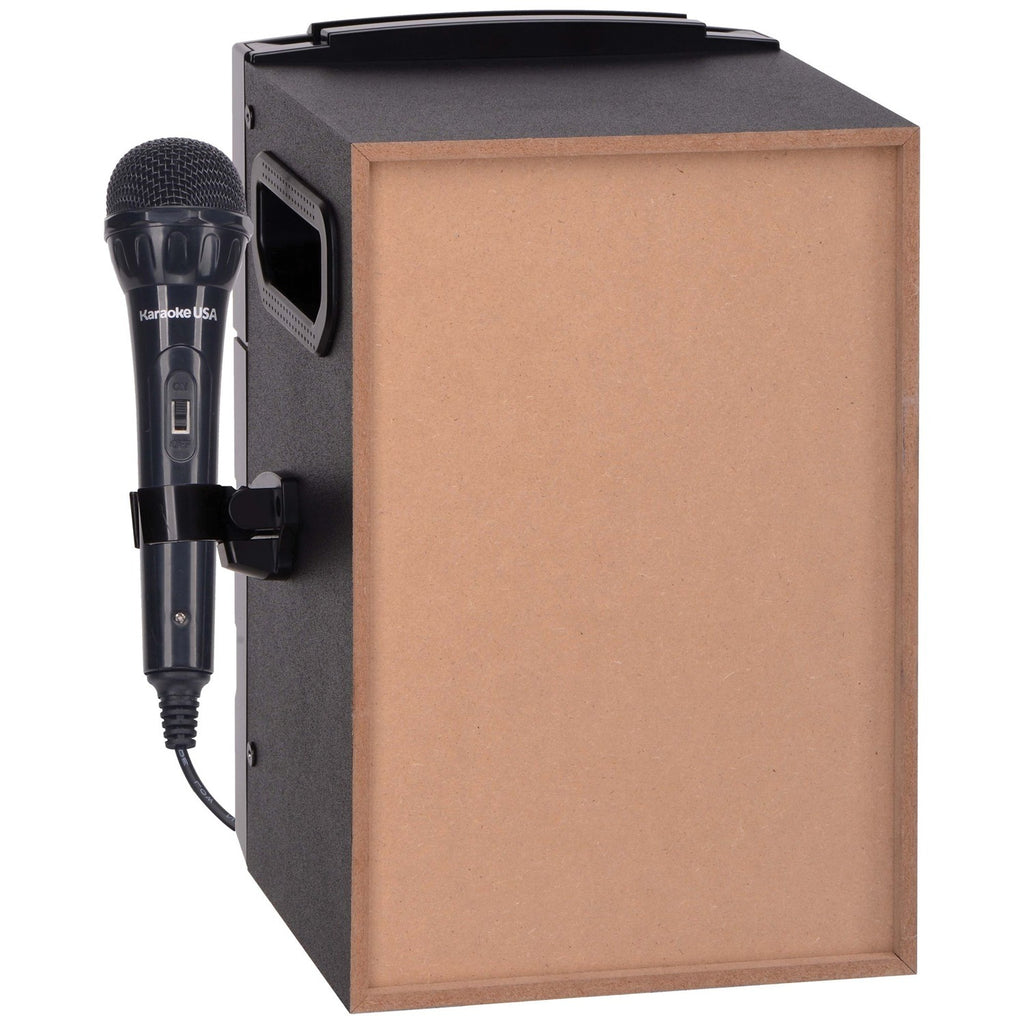 Karaoke USA GQ410 Portable MP3 Karaoke Player with Bluetooth, PA, and Built-In Battery