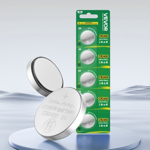 CR2450 Lithium Battery, 20 Count (Pack of 4) Lithium Coin Battery, Non-Mercury and Anti-Swallow Designed, Long Lasting 3V CR 2450 Cell Batteries, for Key Fobs, Glucometers, and Other Devices
