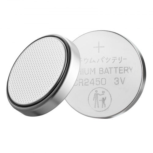 CR2450 Lithium Battery, 20 Count (Pack of 4) Lithium Coin Battery, Non-Mercury and Anti-Swallow Designed, Long Lasting 3V CR 2450 Cell Batteries, for Key Fobs, Glucometers, and Other Devices
