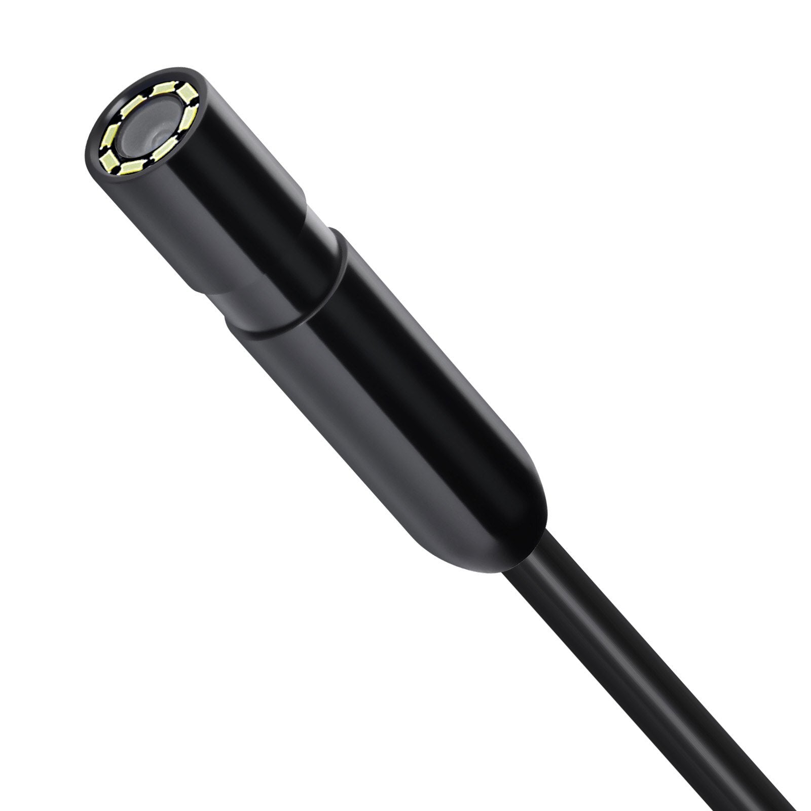 Endoscope Camera with Light, 1920P HD Borescope for Android & IOS, 8 LED Lights Inspection Camera with 10FT Semi-Rigid Cable, 2X Zoom, IP67 Waterproof Snake Scope Camera for Auto, Plumbing
