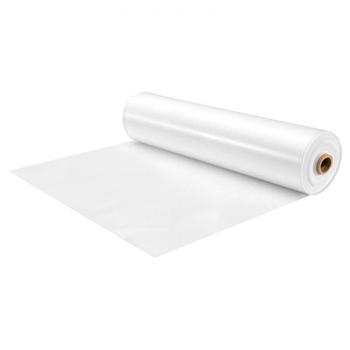Greenhouse Plastic Sheeting 24 x 100 ft 5 Mil Clear Polyethylene Film, for Farms Agriculture Garden Outdoor Plant, Water Sun Frost Wind Dust Resistant, Heavy Duty Thick Winter Hoop House Cover
