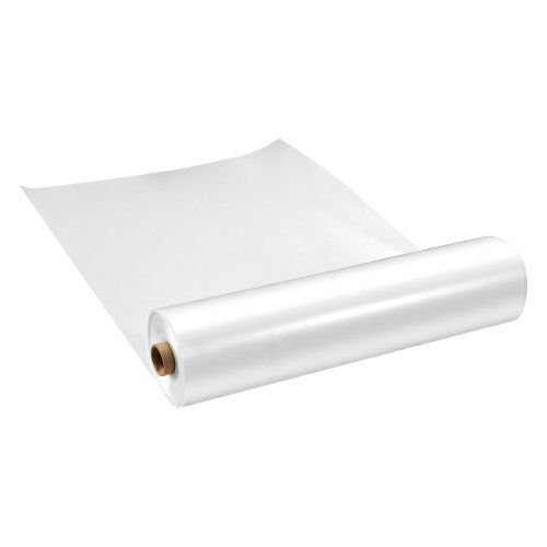 Greenhouse Plastic Sheeting 24 x 100 ft 5 Mil Clear Polyethylene Film, for Farms Agriculture Garden Outdoor Plant, Water Sun Frost Wind Dust Resistant, Heavy Duty Thick Winter Hoop House Cover