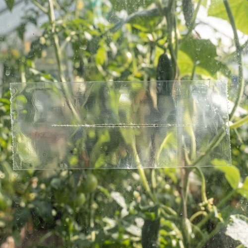 Greenhouse Repair Tape 6 in x 108 ft 6.3 Mil Clear Polyethylene Patch, for Plastic Sheeting & Tent Seaming Sealing, Waterproof & Sun-Resistant, Heavy Duty Greenhouse Sheeting Coverings Film Tape