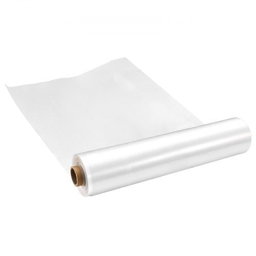 Greenhouse Plastic Sheeting 10 x 100 ft 6 Mil Clear Polyethylene Film, for Farms Agriculture Garden Outdoor Plant, Water Sun Frost Wind Dust Resistant, Heavy Duty Thick Winter Hoop House Cover