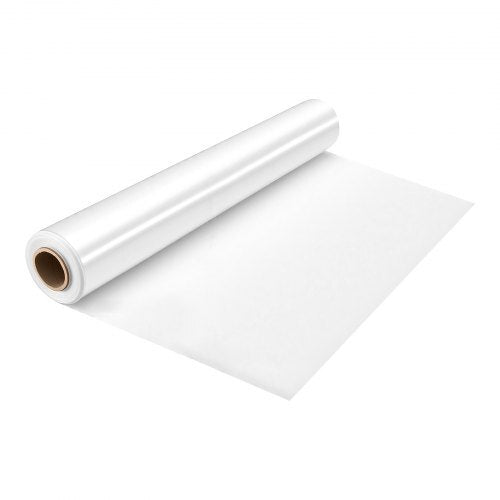 Greenhouse Plastic Sheeting 6 x 100 ft 6 Mil Clear Polyethylene Film, for Farms Agriculture Garden Outdoor Plant, Water Sun Frost Wind Dust Resistant, Heavy Duty Thick Winter Hoop House Cover