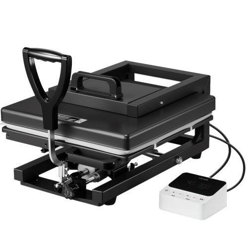 Hybrid Heat Press, 15 x 15 inch, 8-in-1 Multifunction, Heat Up Fast and Even, All-New Patented Design, Easy to Control, Sublimation Press Machine for T-shirts/Mugs/Tumblers/Caps/Plates, Black