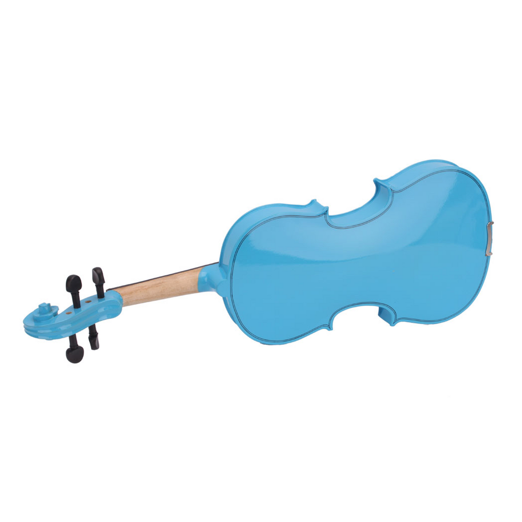 4/4 Acoustic Violin   Case   Bow   Rosin Sky Blue