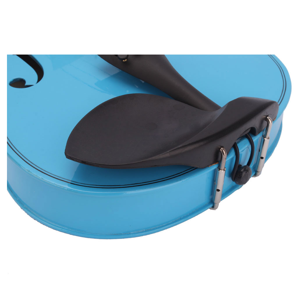 4/4 Acoustic Violin   Case   Bow   Rosin Sky Blue