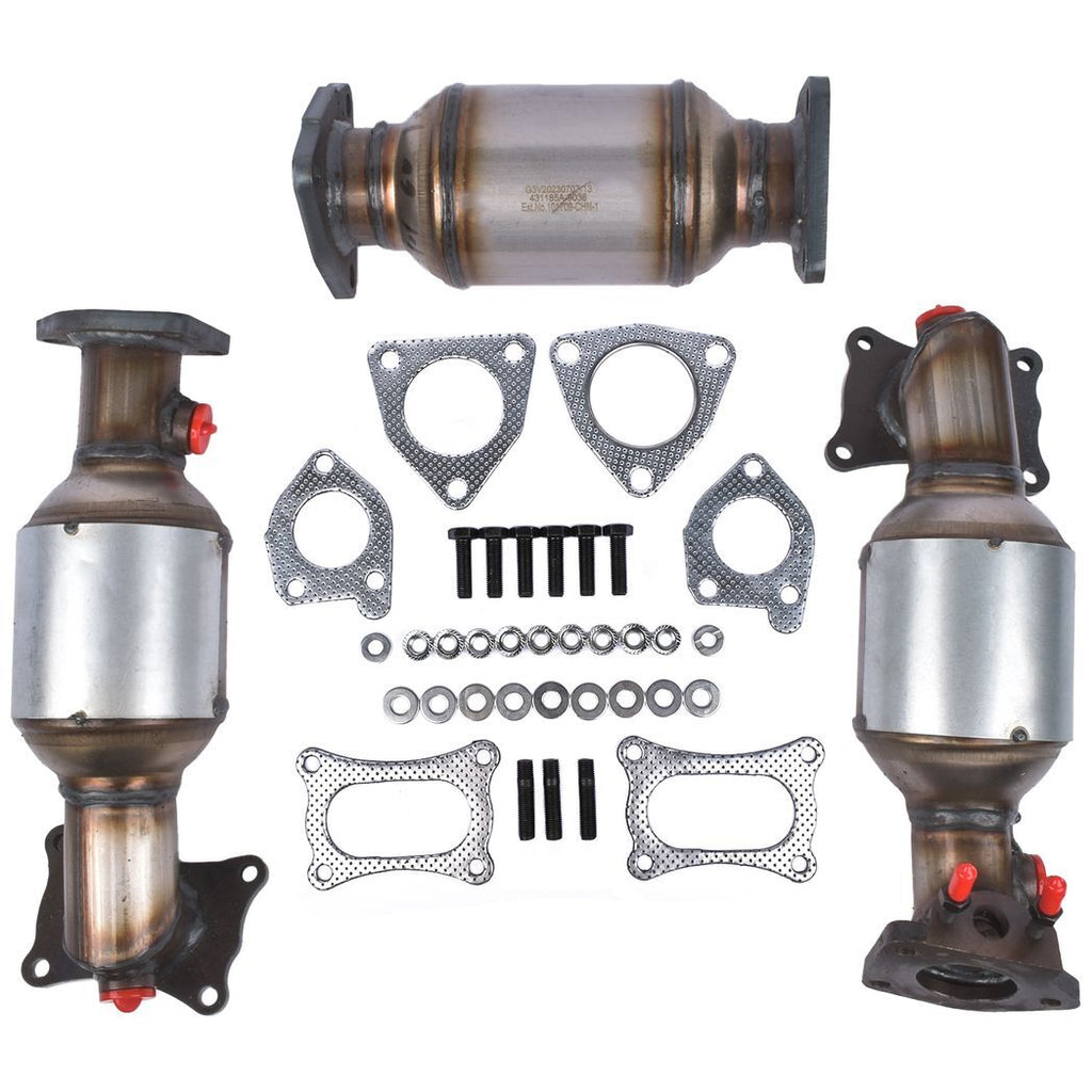 Complete Catalytic Converters for Honda Pilot 3.5L  2009-2015 45131 45132 16447