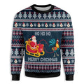 Funny Santa Claus Graphic Ugly Christmas Sweater 2026 Men Fashion Autumn Winter 3D Printed Sweatshirt Casual Oversized Pullovers