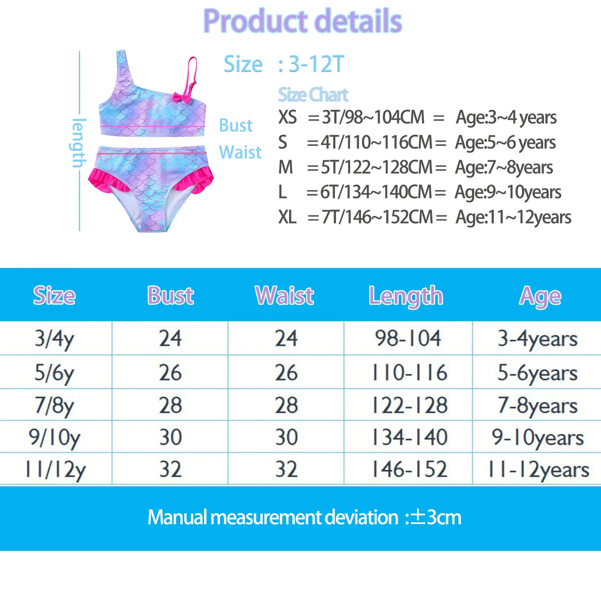 Lilo Stitch Girls Swimsuit One-Piece Bathing Suits Kids Wear Fashion Mermaid Fish Children's Dresses Summer Swimwear Beach Suit