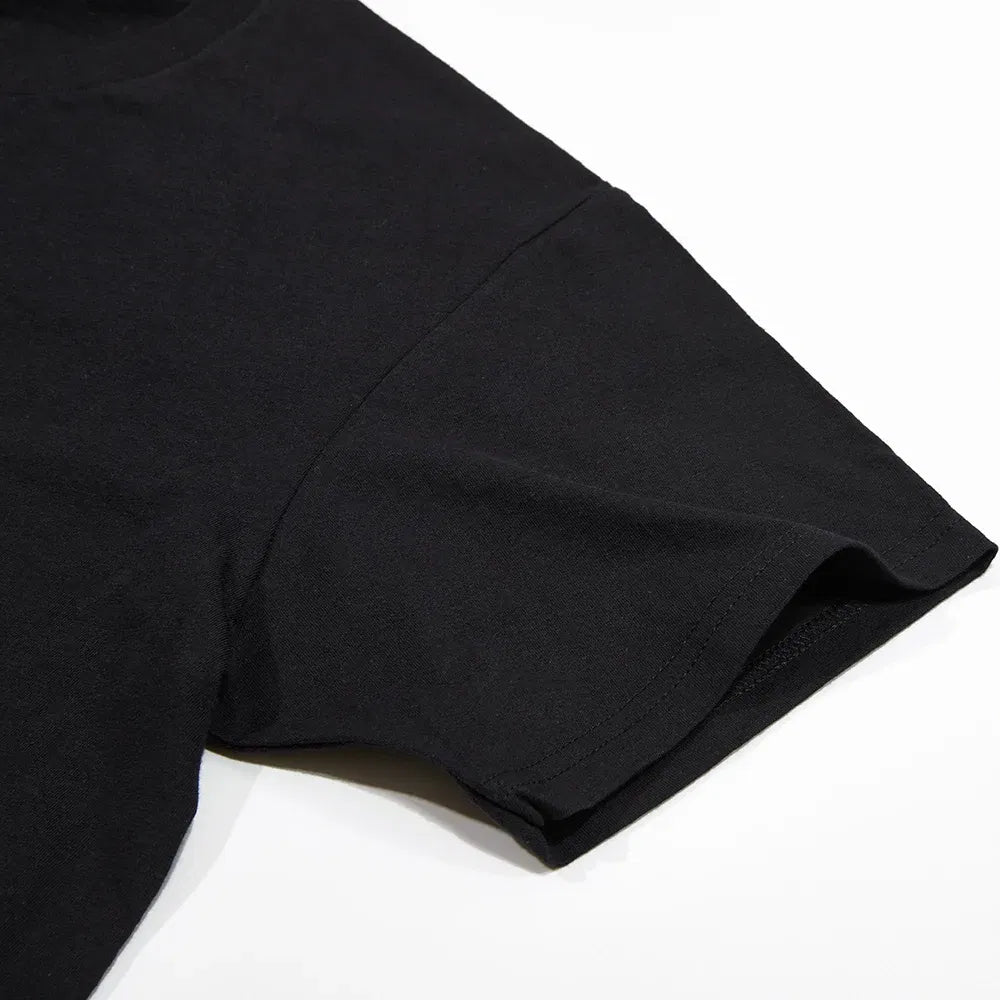 Color: black, Size: L - Great White Shark Anatomy T-Shirt New Summer Men Street Short Sleeve Hip Hop Punk Style Boy Casual Tops Fashion White Tees