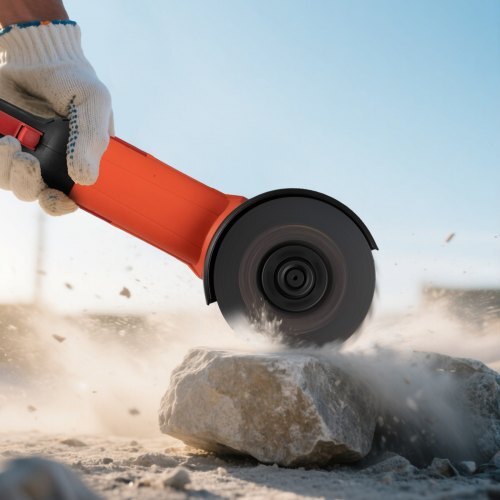 Angle Grinder, 5" Electric Grinder Power Tool, 10Amps 10000RPM High-Speed Corded Angle Grinders with 230? Adjustable Dust Guard for Metal Grinding, Cutting, Rust Removal (Disc Not Included)